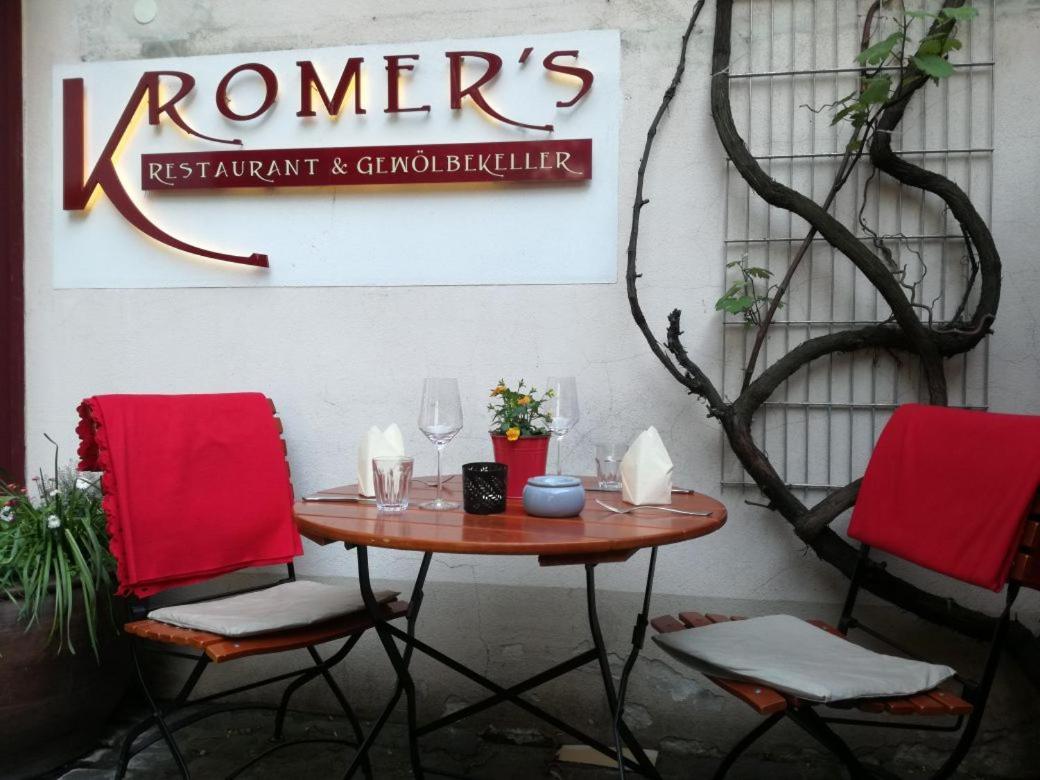Altstadtwohnung Kromers & Restaurant Erfurt Eksteriør billede